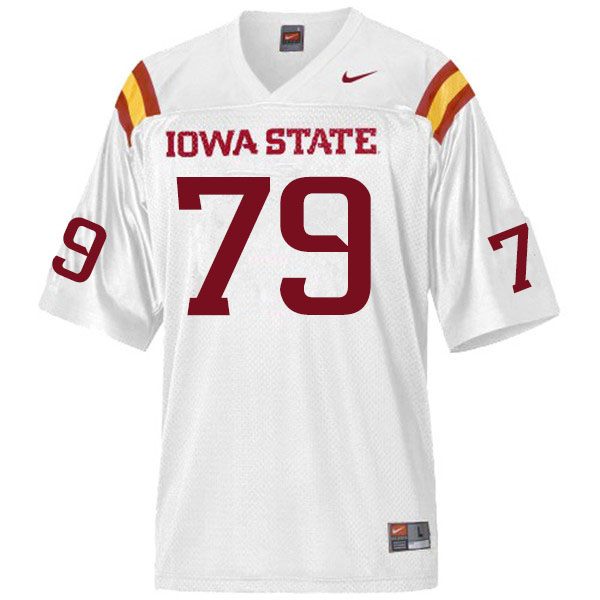 Iowa State Cyclones Men's #79 Mason Skovgard Nike NCAA Authentic White College Stitched Football Jersey EU42Q51TU